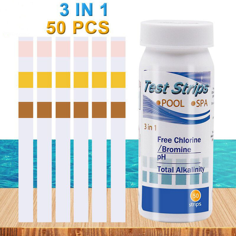 Water Testing Kit - Paski testowe chloru i pH do