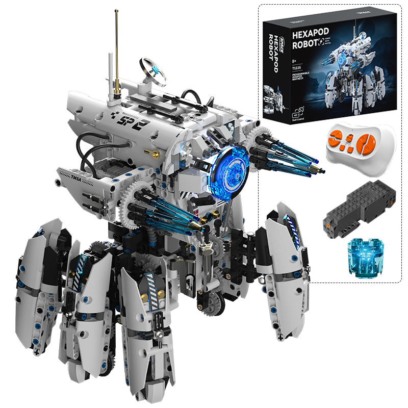 Science Robotics - Techniczne programowanie, robot heksapod, science fiction,