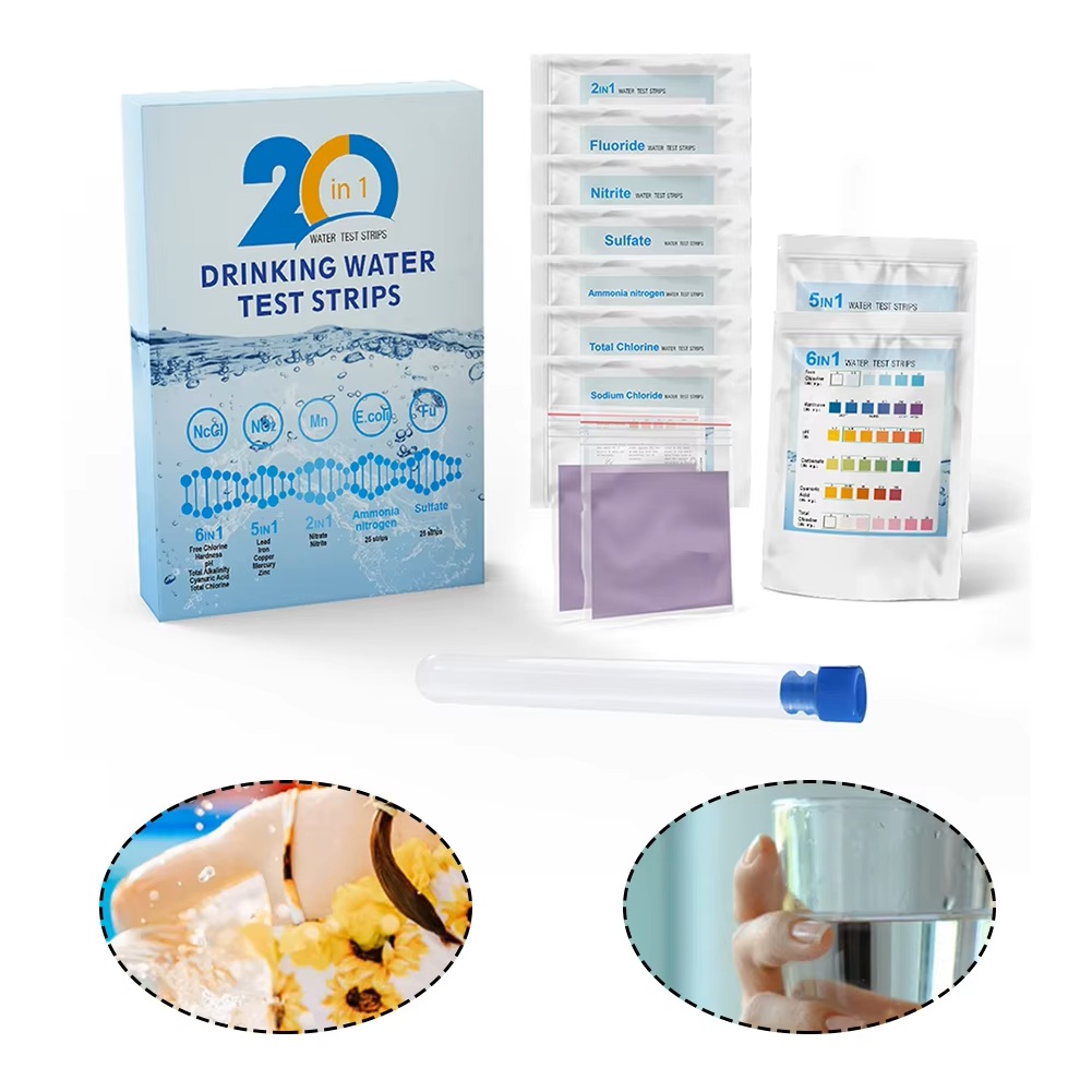 Water Testing Kit - Paski testowe do wody YAGO 20