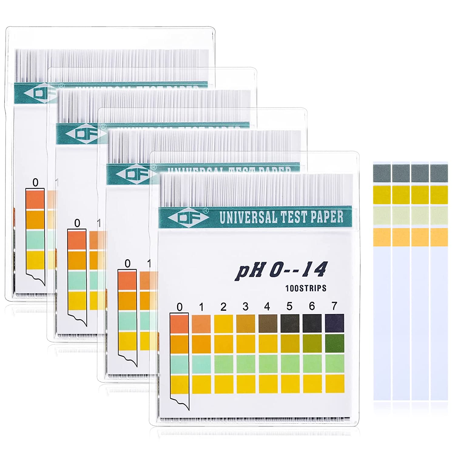 Water Testing Kit - 100 pasków 0-14 PH Alkaliczny kwas