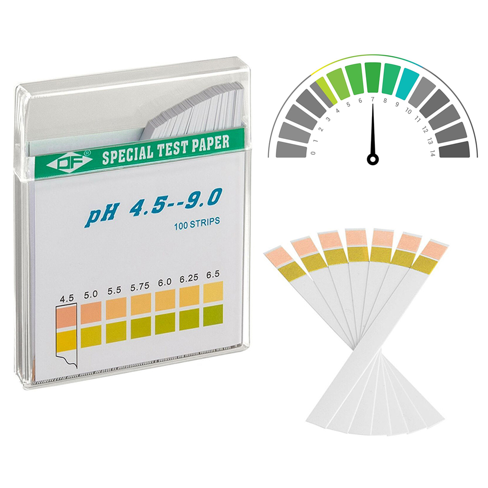 Water Testing Kit - Zestaw 100 szt. pasków papierowych do