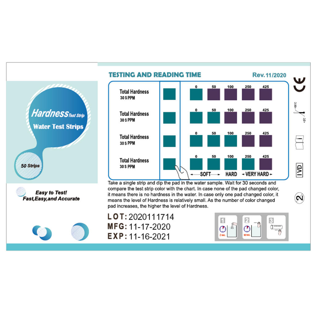 Pełna twardość wody papierek w – Water Testing Kit recenzja i cena