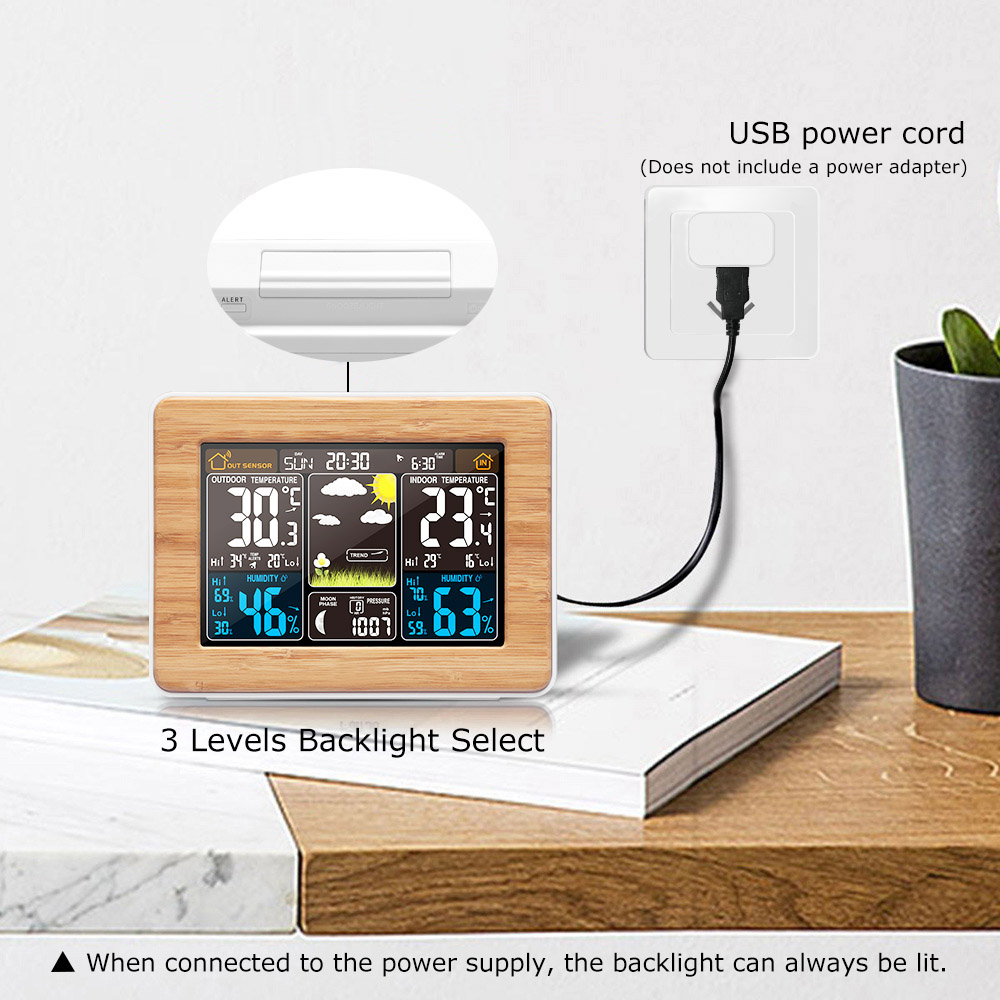 FanJu budzik cyfrowy temperatu – Weather Station Indoor recenzja i cena