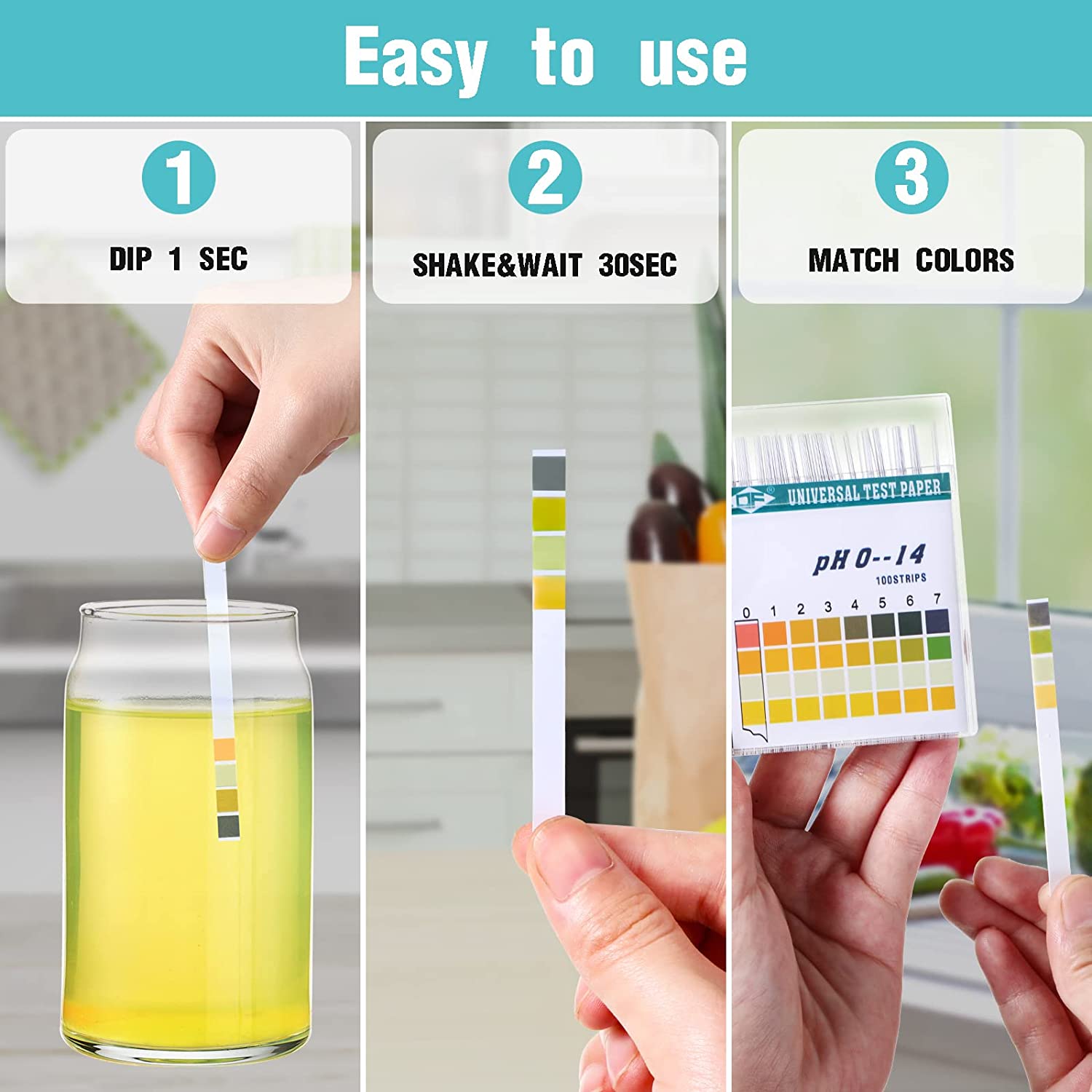 100 pasków 0-14 PH Alkaliczny  – Water Testing Kit recenzja i cena